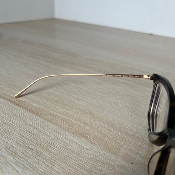 Prada VPR 11V-F 2AU-101 Eyeglasses Tortoise Shell Gold Frame 53-16-140 Italy - Picture 4 of 8